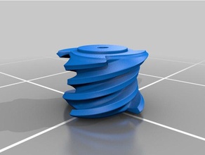 engranaje de gusano conjunto los gadgets engranajes 3d print model - Mito3D