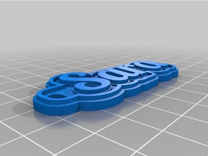 sara-etiqueta llaveros personalizado 3d print model - Mito3D