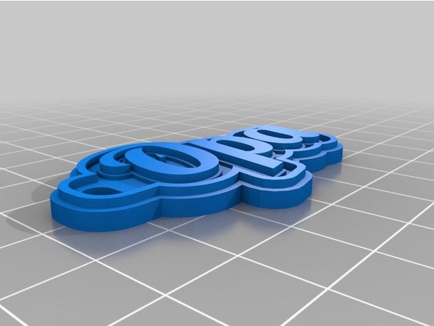 d-opa chaveiros personalizado 3D print model - Mito3D