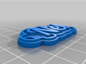 d-nel keychains customized 3d print model - Mito3D