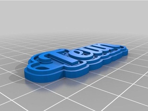 d-teun keychains customized 3d print model - Mito3D