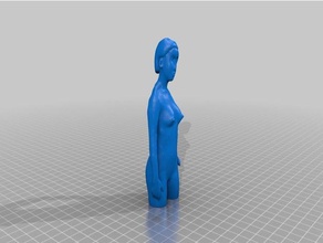 seu nome malsuook 3d impressão euihwan feminino a figura feminina makehuman escultura mulher 3d print model - Mito3D