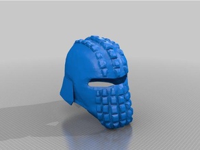 star wars knights ren Granate Gesicht Helm tragbar 3d drucken 3d print model - Mito3D