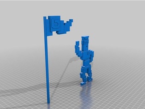 bannerman modelo los robots 3d print model - Mito3D