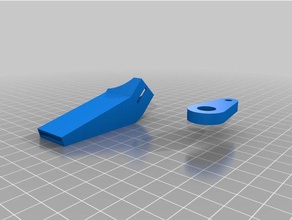 rapide lite rear-Gebläse duct 3d Drucker Teile angepasst 3d print model - Mito3D