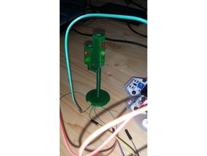 semaforo led 3mm elettronica 3d print model - Mito3D