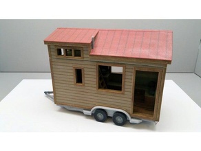pequeña casa de ruedas hogar 3d print model - Mito3D
