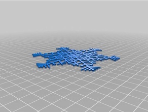 floco de neve máquina grandiosidade interativo a arte personalizado 3d print model - Mito3D