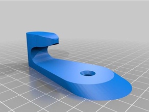 power surfer wall mount organization hook 3d print model - Mito3D