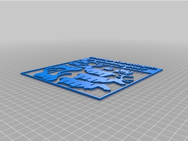 x-mas renas remix quebra-cabeças 3D print model - Mito3D