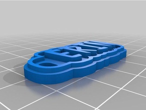erin Schlüsselanhänger v2 angepasst 3d print model - Mito3D