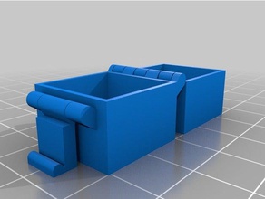 los aretes de la caja 3d impresión pruebas personalizado 3d print model - Mito3D