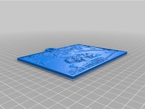 iloveny 2d art personalizado 3d print model - Mito3D