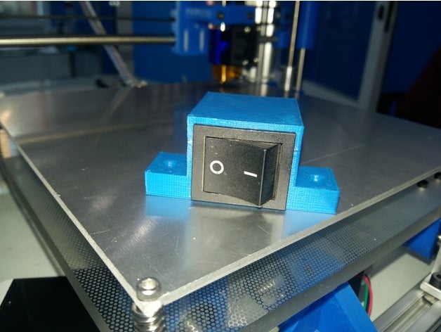 onoff switch support 3d printer accessories aluminium profile 3D print model - Mito3D