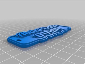 abdul Schlüsselanhänger angepasst 3d print model - Mito3D