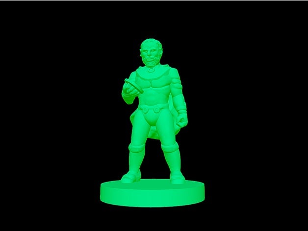 mercenário capitão de 18mm escala brinquedos jogos handsofdestiny mal chegado miniatura rpg wargaming wayfarer táticas 3D print model - Mito3D