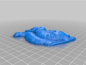 Eichhörnchen-relief-magnet Tiere 3d print model - Mito3D
