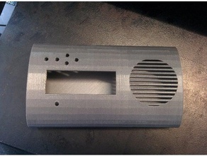 radio box caso musica recinzione elettronica 3d print model - Mito3D