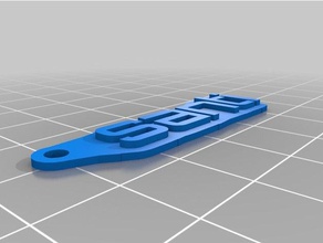 mi personalizados g&eacuten&eacuterateur porte-clave de sol 3d impresión 3d print model - Mito3D