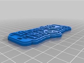 mamis tinky dedos de los pies llavero llaveros personalizado 3d print model - Mito3D