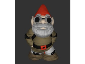 gnome tam renkli heykeller 3d print model - Mito3D