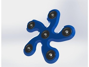 fidget penta-spinners 624 bearing other spinner toy caps 3d print model - Mito3D