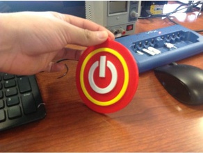 power button ornament 3d printing 3d print model - Mito3D