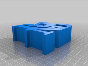 band Skulpturen angepasst 3d print model - Mito3D