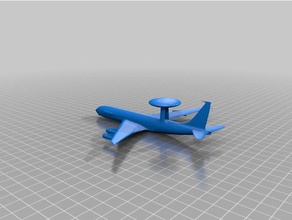 e-3 awacs vehicles 3d print model - Mito3D