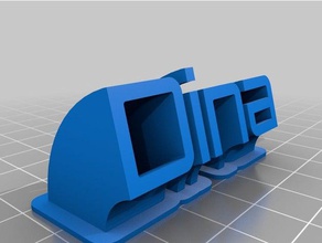 dina office personalizzato 3d print model - Mito3D