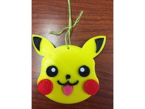 enfeite de natal pikachu 3d impressão 3d print model - Mito3D
