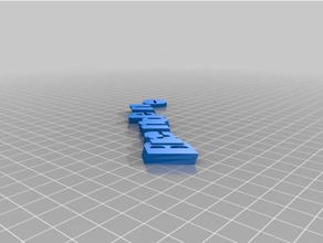 brenden keyfob organization customized 3d print model - Mito3D