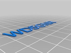 multiextrusion distintivo de llamada la placa signos logotipos hamradio openscad 3d print model - Mito3D