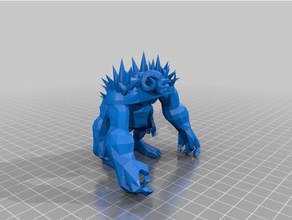 spike ogre sculptures 3d print model - Mito3D