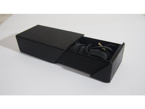 auriculares cuadro de cierre los imanes contenedores titular la caja audífonos teléfonos del oído 3d print model - Mito3D