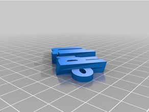 prinn text name keyring keyfob Schlüsselanhänger angepasst 3d print model - Mito3D