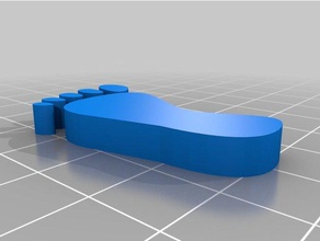 pas art pieds 3d print model - Mito3D