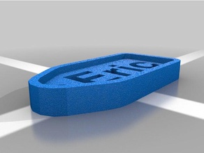 eric keychain keychains small 3d print model - Mito3D