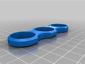individuelle tri-spinner mechanisch ist Spielzeug 3d print model - Mito3D