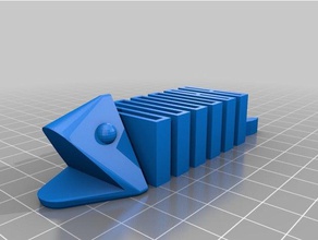 personalizado pequeña tarjeta sd de pescado organización 3d print model - Mito3D