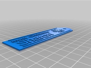 my customized gift tag snowflake sharon signs logos 3d print model - Mito3D
