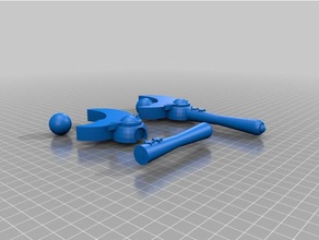 crescent moon rod 3d printing prop sailor 3d print model - Mito3D