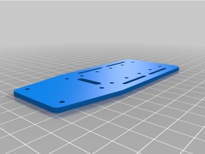 lidar lite mounting plate h680 copter rails rc vehicles 3d print model - Mito3D