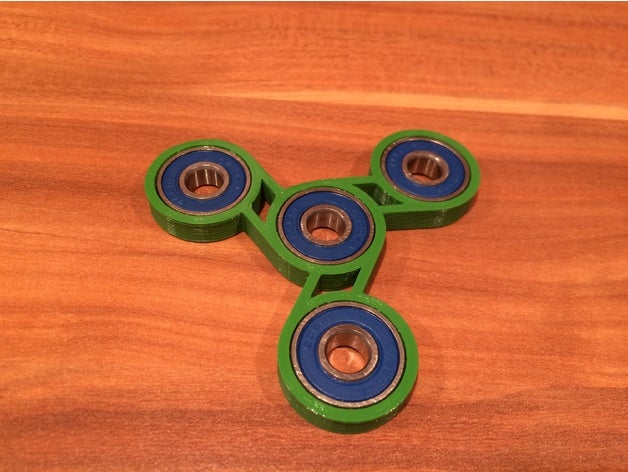 fidget spinner mecánica los juguetes 608 zz cojinete mano juguete rodamiento 3D print model - Mito3D