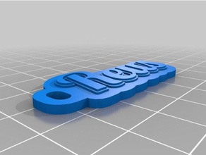 reus Schlüsselanhänger angepasst 3d print model - Mito3D