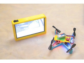 fpv ground station remote screen rc vehicles groundstation 3d print model - Mito3D