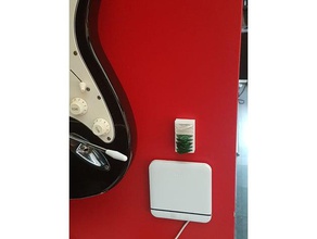 pic de guitare titulaire la musique électrique instrument support mural 3d print model - Mito3D