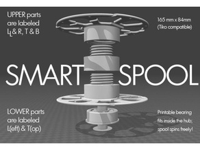 165mm smart spool bearing spindle 3d printer accessories 3d print model - Mito3D