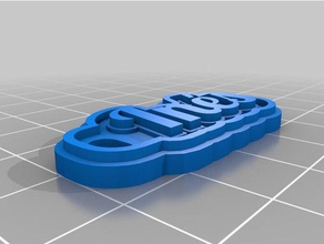 in&eacutes i portachiavi personalizzato 3d print model - Mito3D
