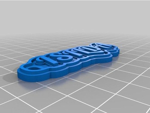 isilda keychains customized 3d print model - Mito3D